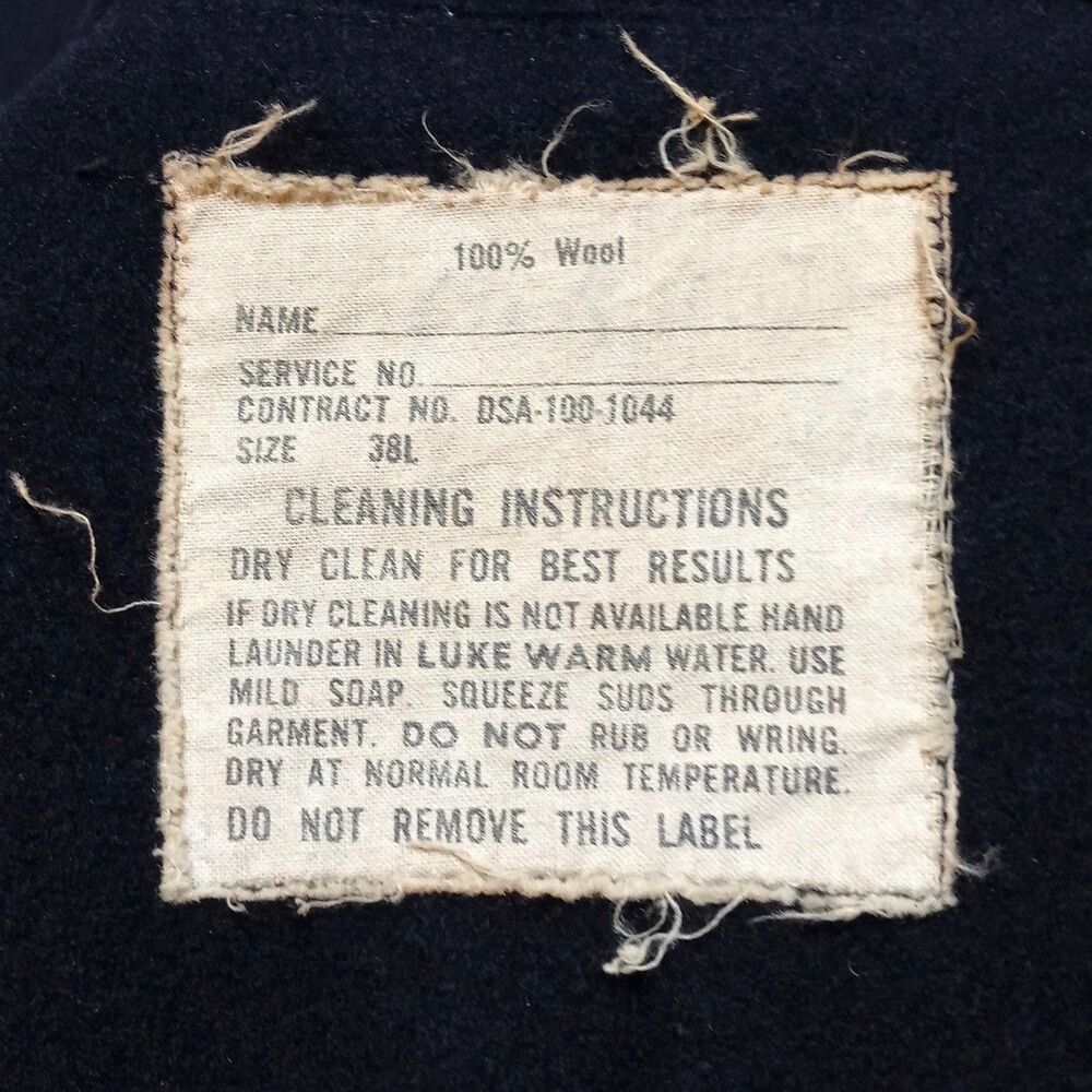 Vintage US Navy Sailor Crackerjack Wool Uniform Top (38L) & Trouser Pants (30R) - Picture 15 of 16